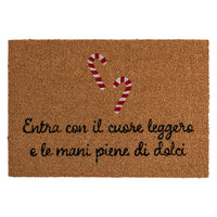 Zerbino Messaggio Lovely Reindeer 40x60 cm Dolci Natural