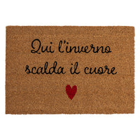 Zerbino Messaggio Lovely Reindeer 40x60 cm Cuore Natural