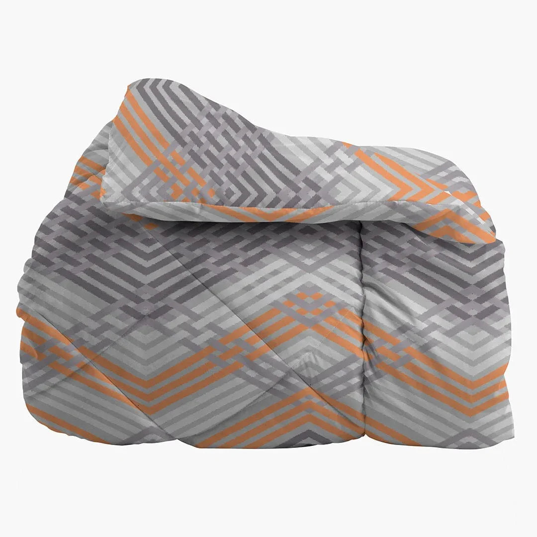 LUXURY COLLECTION DI MAESTRO Trapunta Matrimoniale Soffice 260x265 - Fantasia Ayrton Grey - Amo La Casa Shop