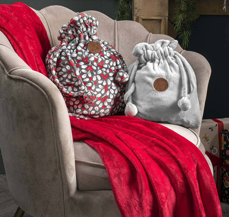 Coperta Con Sacca 250X200 Tinta Unita Rosso - Amo La Casa Shop