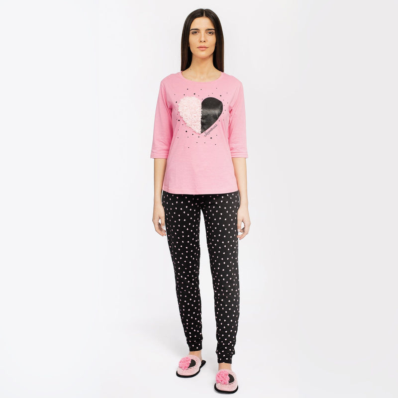 Pigiama Donna Bow Pink - Amo La Casa Shop