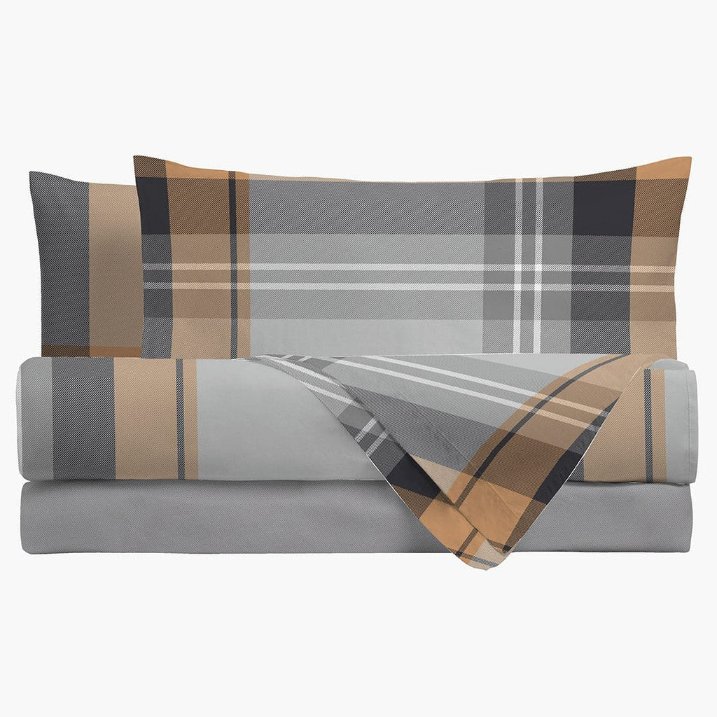 LUXURY COLLECTION DI MAESTRO Completo Letto Singolo Marvin Grey - Amo La Casa Shop