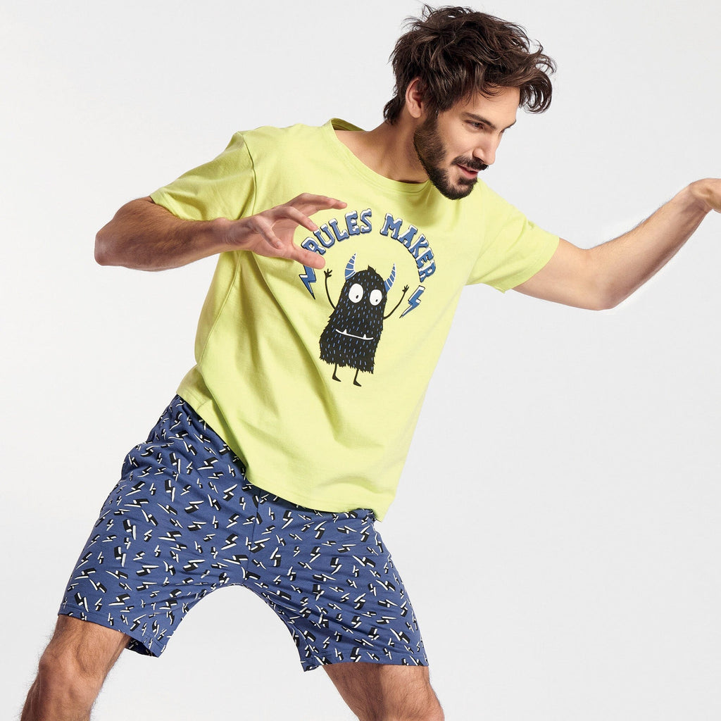 Pigiama Uomo Super Dad Green - Amo La Casa Shop