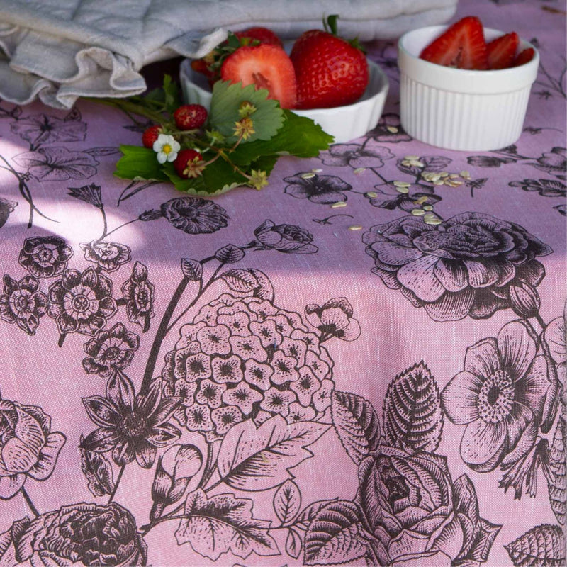 LUXURY COLLECTION DI MAESTRO Tovaglia Stampata 160X200 Botany Rosa - Amo La Casa Shop