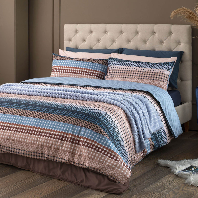 Completo Letto Stampato Singolo Marlon Lilla - Amo La Casa Shop